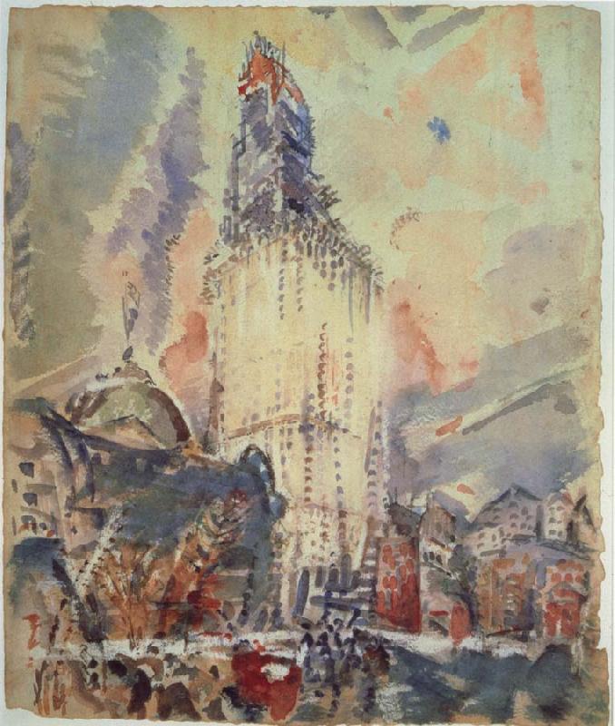 Marin, John Woolworth Building oil painting image